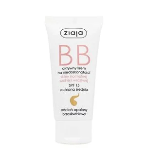 Ziaja BB krém pre normálnu, suchú a citlivú pleť BB krém pre normálnu a suchú pleť SPF 15 Tmavý