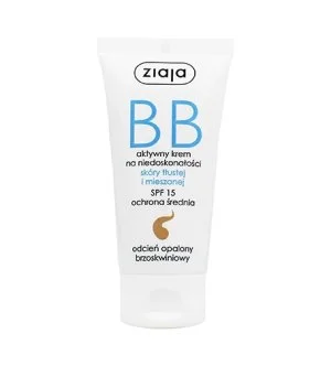 Ziaja BB krém pre mastnú a zmiešanú pleť BB krém pre mastnú a zmiešanú pleť SPF 15 Tmavý