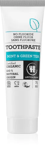 Urtekram Zubná pasta so zeleným čajom a mätou 75ml BIO, VEG