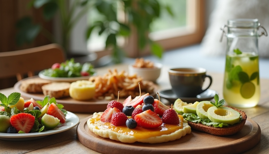 Brunch doma zvládnete ľahko, keď skombinujete sladké, slané a jednu teplú vec, ktorá zasýti.