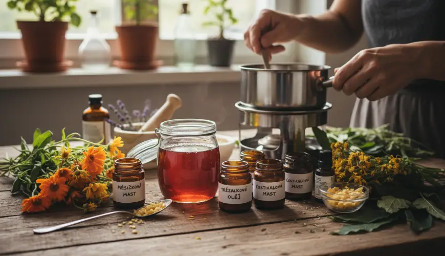 Bylinková lekárnička, ktorú si vyrobíte doma