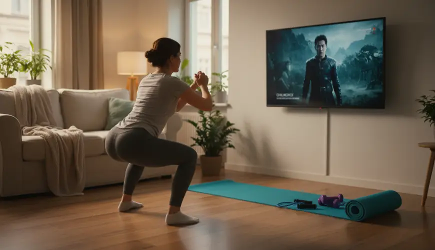 Cvičenie pri televízii vám pomôže byť fit bez posilňovne