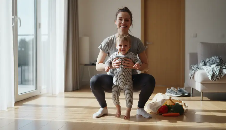 Bezpečné zdvíhanie detí a tašiek chráni vaše chrbát