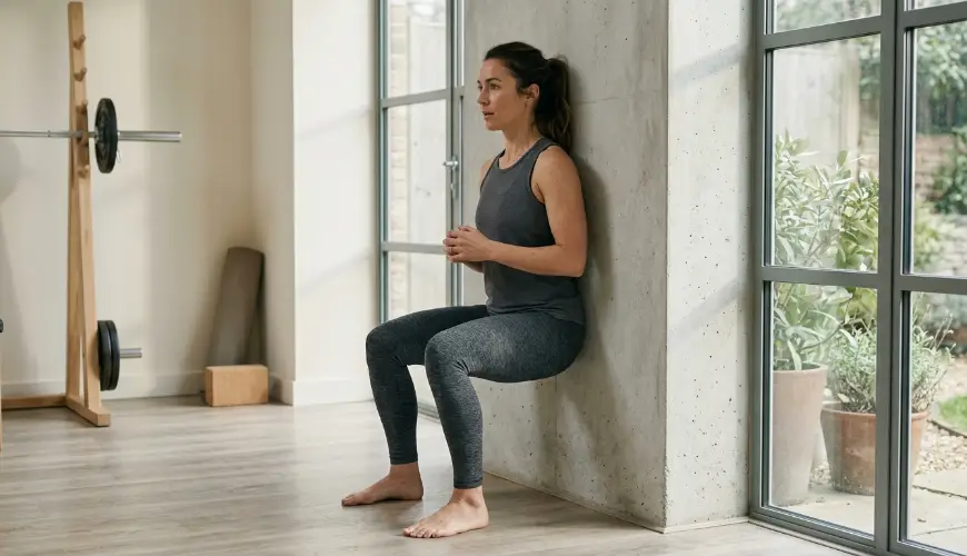 # Ako správne vykonať drep s oporou o stenu

Drep s oporou o stenu (tzv. **wall squat** alebo **wall
