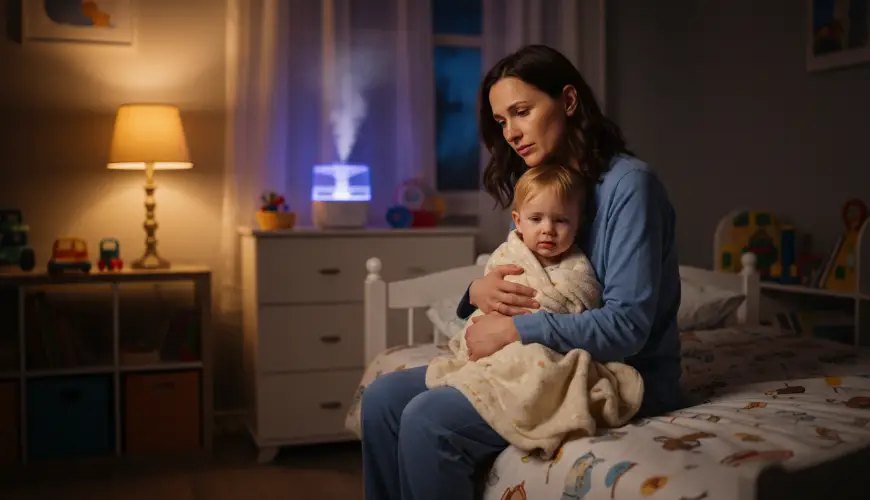 Laryngitída u detí a nočný štekavý kašeľ, ktorý desí rodičov