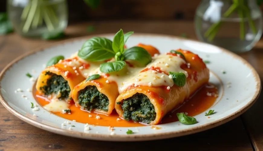 Objavte čaro cannelloni zo špenátu, ktoré si zamilujete