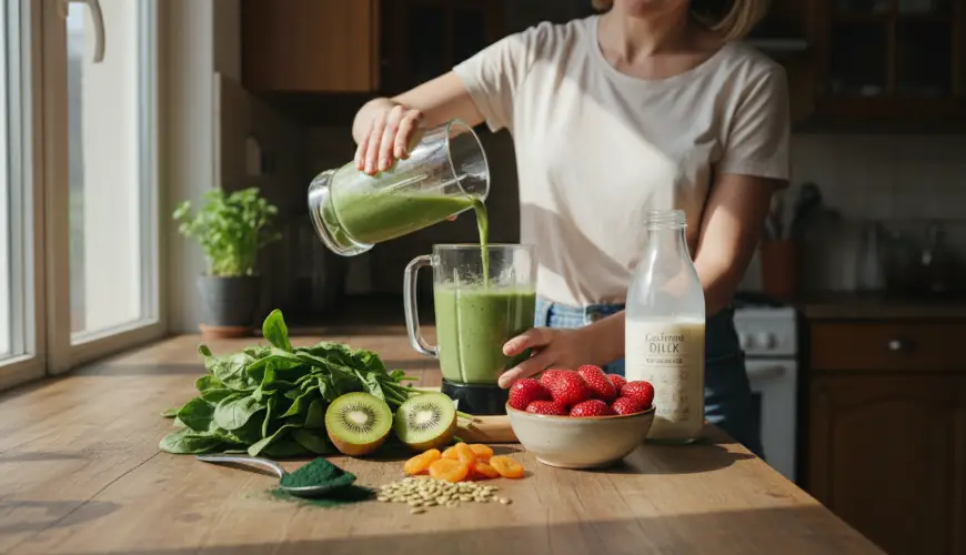 Smoothie pre ženy trpiace únavou a nedostatkom železa