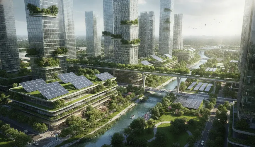 Solarpunk spája ekológiu s nádejou na lepší svet
