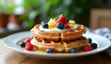 Cottage vafle ako lahodné raňajky pre zdravý štart dňa