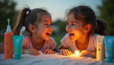 Deti a ústna hygiena s indikátorom zubného plaku pre deti