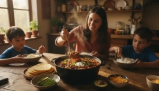 Fazuľový chilli hrniec bez mäsa, ktorý nasýti celú rodinu