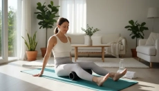 Foam roller zmierní stuhnuté svaly počas pár minút