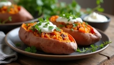 Ako na zapečené plnené bataty jednoducho a rýchlo doma