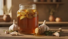 # Ako pripraviť fermentované cesnakovú strúčky v mede

## Čo budete potrebovať

**Ingrediencie:**
- 