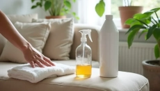 Ako efektívne vyčistiť sedačku a vyhnúť sa drahým čističom