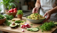 Jarný šalát, ktorý zasýti, pripravíte jednoducho, keď pridáte bielkoviny aj dobré tuky