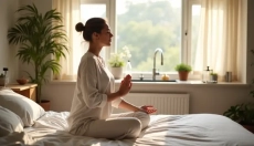 Lymfatický systém sa ráno prebúdza pomalšie, preto pomôže pár jemných cvikov a dýchanie.