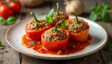 Objavte čaro plnených paprík mletým mäsom pečených v rúre