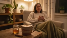 Večerný rooibos latté bez kofeínu pre pokojný spánok a pohodu