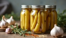 Zavárané cesnakové výhonky chutné a praktické pre zimný stôl