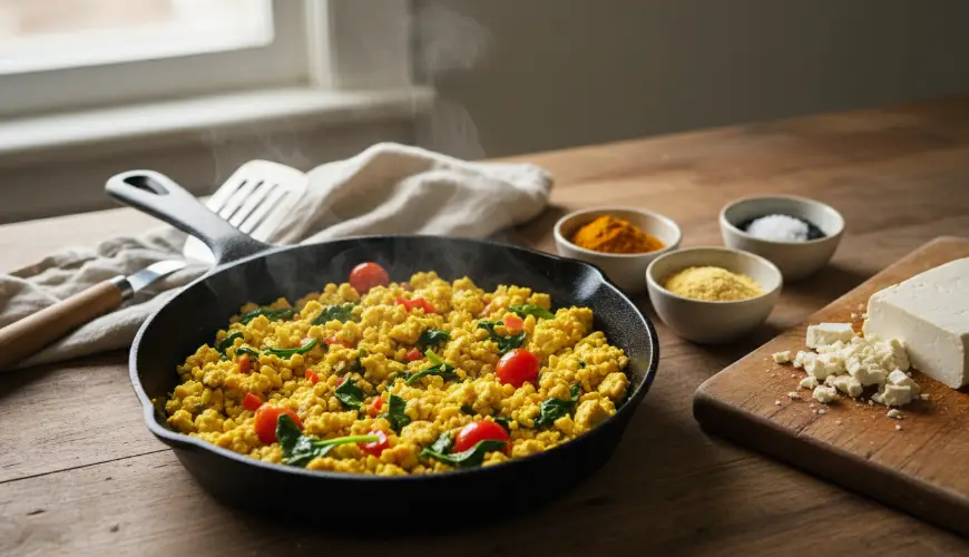 Tofu scramble ako náhrada vajíčok, ktorá prekvapí