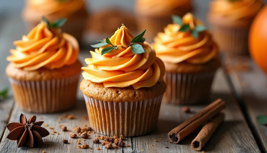 Vytvorte si doma pohodu s tekvicovými cupcakes počas víkendu