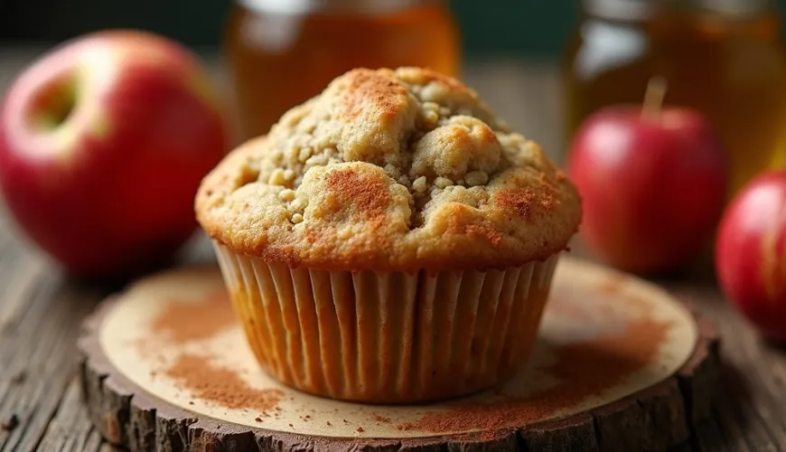 Zdravé jablkové muffiny, ktoré zachutia celej rodine