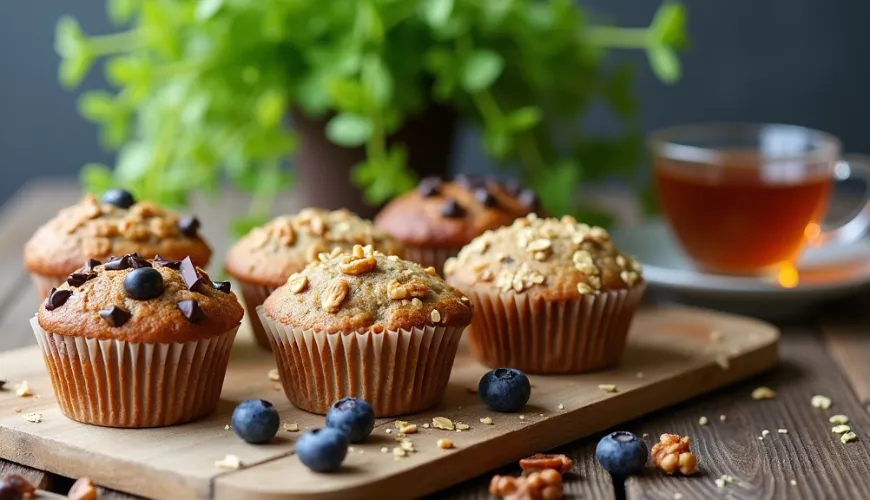 Zdravé muffiny z ovsených vločiek a banánu na každú príležitosť
