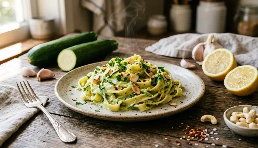 Vyskúšajte cuketové fettuccine alfredo ako ľahšiu variantu